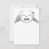 Halloween Baby shower Dank u Bedankkaart (Achterkant)