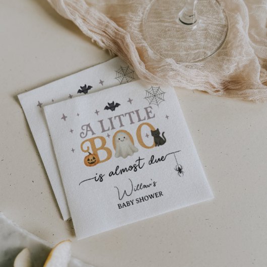 Halloween Baby shower Decor Servet