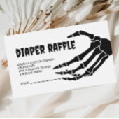 Halloween Baby shower Diaper Raffle Informatiekaartje