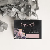 Halloween Baby shower Diaper Raffle Informatiekaartje