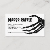 Halloween Baby shower Diaper Raffle Informatiekaartje (Voorkant)