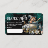 Halloween Baby shower Diaper Raffle Kaart (Voorkant)