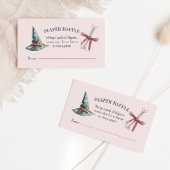 Halloween Baby shower Diaper Raffle-kaart Visitekaartje