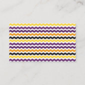 Halloween Baby shower Diaper Raffle Kaarten Visitekaartje (Achterkant)