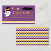 Halloween Baby shower Diaper Raffle Kaarten Visitekaartje (Voorkant / Achterkant)