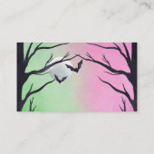 Halloween Baby Shower Diaper Raffle Ticket (Achterkant)