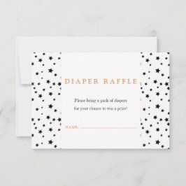 Halloween Baby shower Diaper zwarte uitnodiging