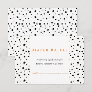 Halloween Baby shower Diaper zwarte uitnodiging