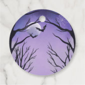 Halloween Baby shower Favor Tag Bedankjes Labels (Achterkant)