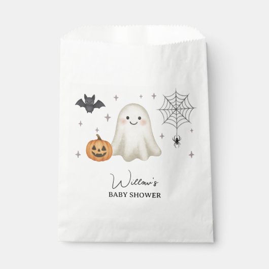 Halloween Baby shower Favoriet Bag Bedankzakje (Voorkant)