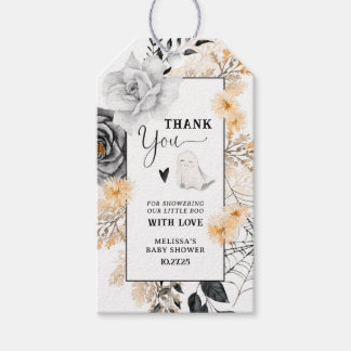 HALLOWEEN Baby shower Favorietags, een beetje Boo Cadeaulabel
