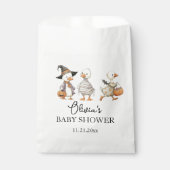 Halloween baby shower gans bedankzakje (Voorkant)