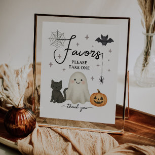 Halloween Baby shower geeft de voorkeur aan budget Flyer