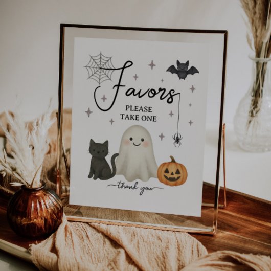 Halloween Baby shower geeft de voorkeur aan budget Flyer
