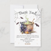 Halloween Baby shower genderneutraal bedankt (Voorkant)