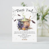 Halloween Baby shower genderneutraal bedankt (Staand voorkant)