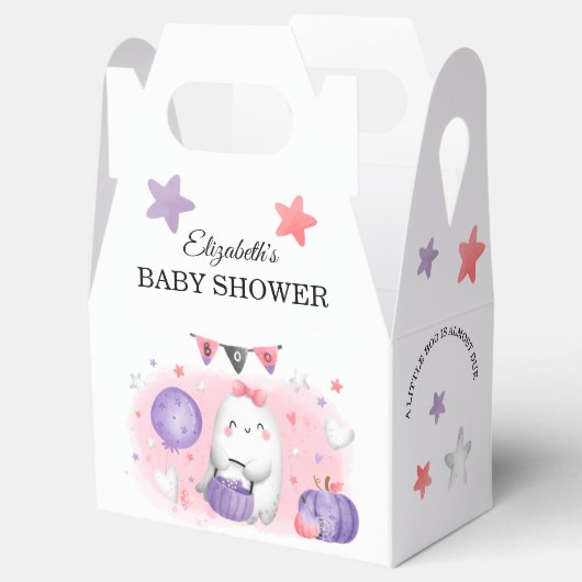 Halloween Baby shower Girl Cute Favor Box Bedankdoosjes (Geopend)
