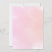 Halloween Baby shower Girl Pink Little Boo Ghost Kaart (Achterkant)