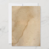 Halloween Baby shower  Gothic Little Boo Kaart (Achterkant)