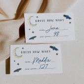 Halloween Baby Shower Guessing Game Card Informatiekaartje