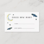 Halloween Baby Shower Guessing Game Card Informatiekaartje (Voorkant)