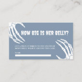 Halloween Baby shower Hoe groot is haar buik Kaart (Voorkant)