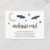 Halloween Baby shower Informatiekaartje (Voorkant)