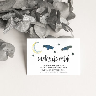 Halloween Baby shower Informatiekaartje