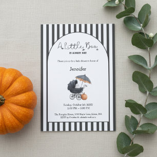 Halloween Baby Shower Invitation   Custom A Little Kaart