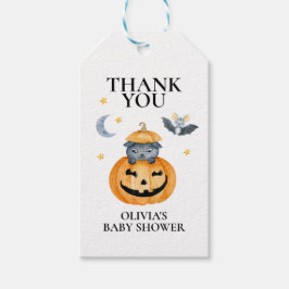 Halloween Baby Shower Jack-O-Lantern Pompoen Favor Cadeaulabel