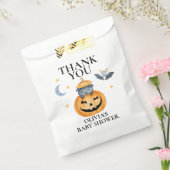 Halloween Baby shower Jack-O-Lantern Pumpkin Bedankzakje (Gezegeld)
