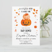 Halloween Baby shower Kaart (Staand voorkant)