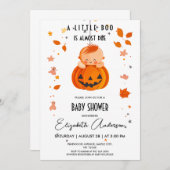 Halloween Baby shower Kaart (Voorkant / Achterkant)