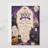 Halloween Baby Shower Kaart (Voorkant)