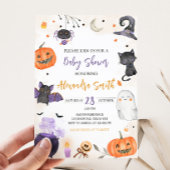 Halloween Baby shower Kaart