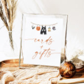 Halloween Baby shower Kaarten en geschenken teken Poster