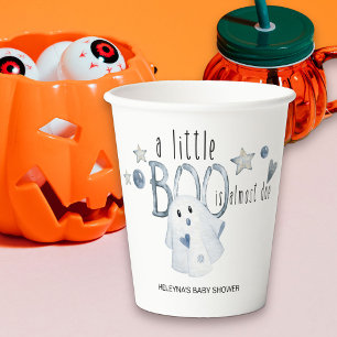 Halloween Baby Shower Kleine Boe Bijna Geboren Papieren Bekers