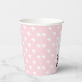 Halloween Baby shower Leuke Ghost Roze Papieren Bekers (Rechts)