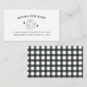 Halloween Baby shower Little Boo Books for baby Informatiekaartje (Voorkant / Achterkant)