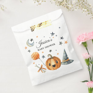 Halloween Baby shower Little Boo Favor Bags Bedankzakje