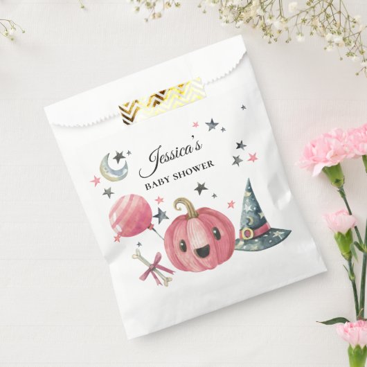Halloween Baby shower Little Boo Favor Bags Bedankzakje (Gezegeld)