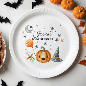 Halloween Baby shower Little Boo Papieren Bordje