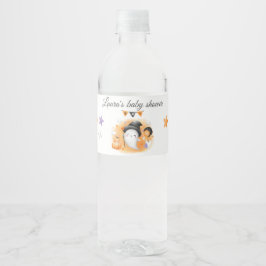 Halloween Baby shower Little Boo Waterfles Etiket