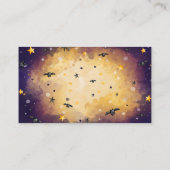 Halloween Baby shower Luier Raffle Ticket Informatiekaartje (Achterkant)