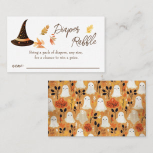 Halloween Baby shower luier verzoek Informatiekaartje
