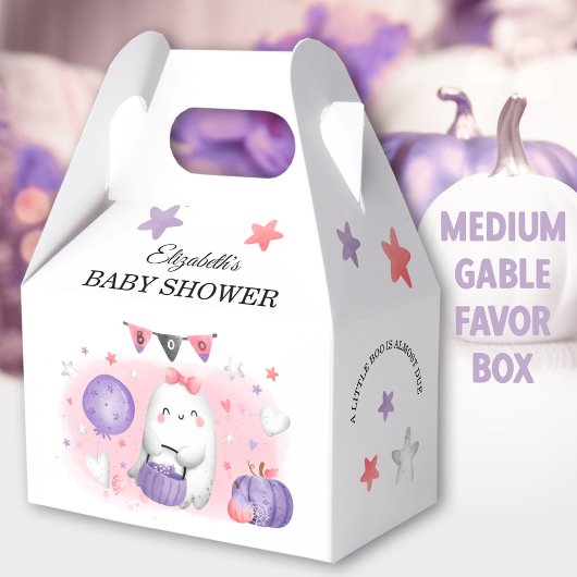Halloween Baby shower Meisje Schattige Medium Gabl Bedankdoosjes