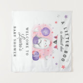 Halloween Baby Shower Meisje Welkom Bord Tapijt Wandkleed (Voorkant (horizontaal))