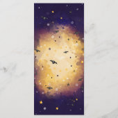 Halloween Baby shower Menu, Little Boo Baby shower Menu (Achterkant)