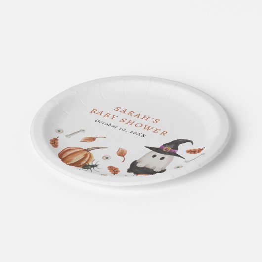 Halloween Baby shower papier Bord (Gekanteld)