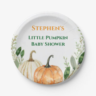 Halloween Baby shower Papieren Borden Papieren Bordje